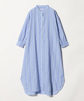 A DAY IN THE LIFE/ジャガードストライプ シャツワンピース 7分袖＜A DAY IN THE LIFE＞/ワンピース