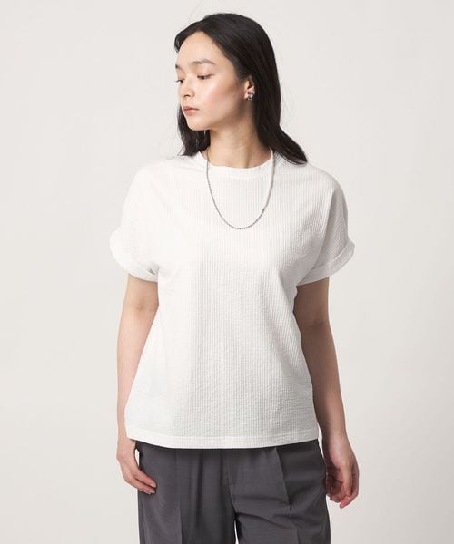 A DAY IN THE LIFE/シルケットサッカー イージーTシャツ ＜A DAY IN THE LIFE＞/Tシャツ / カットソー