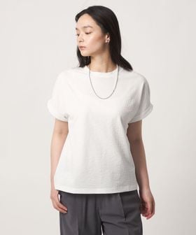 A DAY IN THE LIFE/シルケットサッカー イージーTシャツ ＜A DAY IN THE LIFE＞/Tシャツ / カットソー