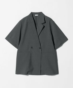 A DAY IN THE LIFE/ダブルブレスト ショートスリーブ シャツジャケット ‐セットアップ対応・ウォッシャブル‐ ＜A DAY IN THE LIFE＞/テーラードジャケット