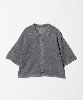 A DAY IN THE LIFE/メッシュ ポロカーディガン 5分袖 ‐ウォッシャブル‐＜A DAY IN THE LIFE＞/ニット / セーター