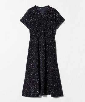 A DAY IN THE LIFE/プリント ピンタック スキッパーワンピース ＜A DAY IN THE LIFE＞/ワンピース