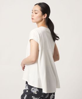 A DAY IN THE LIFE/プレーティングテンジク フレア フレンチスリーブTシャツ ‐接触冷感・UVカット・吸水速乾‐＜A DAY IN THE LIFE＞/Tシャツ / カットソー