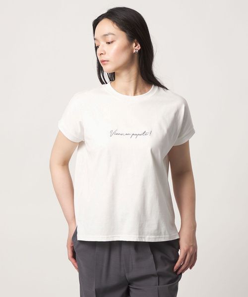 A DAY IN THE LIFE/エンブロイダリー フレンチスリーブ Tシャツ ＜A DAY IN THE LIFE＞/Tシャツ / カットソー