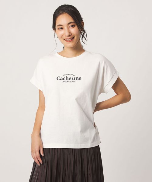 A DAY IN THE LIFE/プリント フレンチスリーブ Tシャツ ＜A DAY IN THE LIFE＞/Tシャツ / カットソー