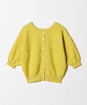 A DAY IN THE LIFE/メッシュジャガード 5分袖ニット 2WAY ‐ウォッシャブル‐＜A DAY IN THE LIFE＞/ニット / セーター