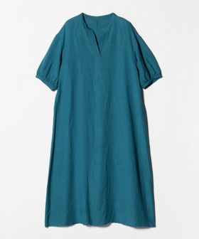 A DAY IN THE LIFE/リネンレーヨン キーネックワンピース 5分袖＜A DAY IN THE LIFE＞/ワンピース