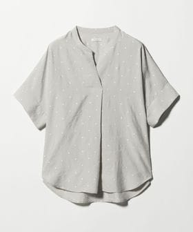 A DAY IN THE LIFE/エンブロイダリー スキッパー フレンチスリーブブラウス ＜A DAY IN THE LIFE＞/シャツ / ブラウス