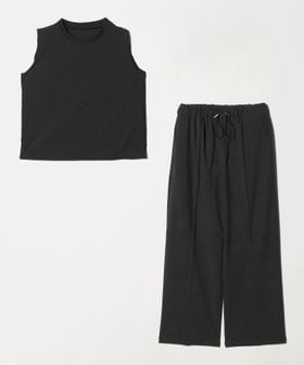 A DAY IN THE LIFE/ノースリーブブラウス＋パンツ ‐はっ水・UVカット・セットアイテム‐ ＜A DAY IN THE LIFE＞/オーバーオール / オールインワン