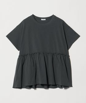 A DAY IN THE LIFE/プレーティング ペプラムカットソー ＜A DAY IN THE LIFE＞/Tシャツ / カットソー