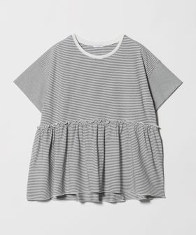 A DAY IN THE LIFE/プレーティング ペプラムカットソー ＜A DAY IN THE LIFE＞/Tシャツ / カットソー