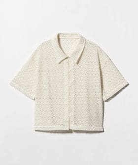 A DAY IN THE LIFE/レース ショートスリーブシャツ ‐ウォッシャブル‐ ＜A DAY IN THE LIFE＞/シャツ / ブラウス