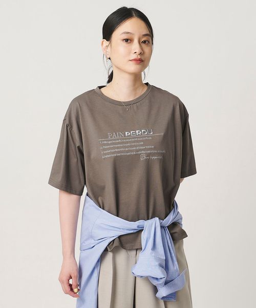 A DAY IN THE LIFE/シルケット天竺 エンブロイダリー Tシャツ ‐UVカット・接触冷感‐＜A DAY IN THE LIFE＞/Tシャツ / カットソー