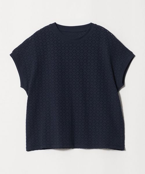A DAY IN THE LIFE/アイレットレース フレンチスリーブTシャツ ＜A DAY IN THE LIFE＞/Tシャツ / カットソー