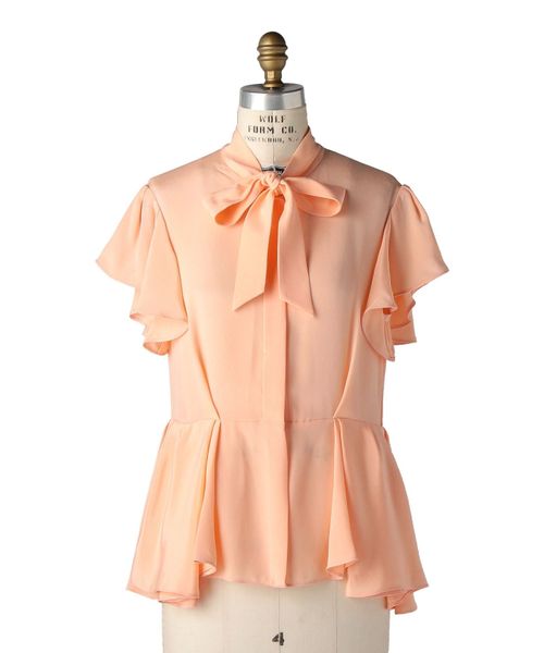 Drawer バックサテンフロントステッチタックパンツ Drawer バックサテンフロントステッチタックパンツ