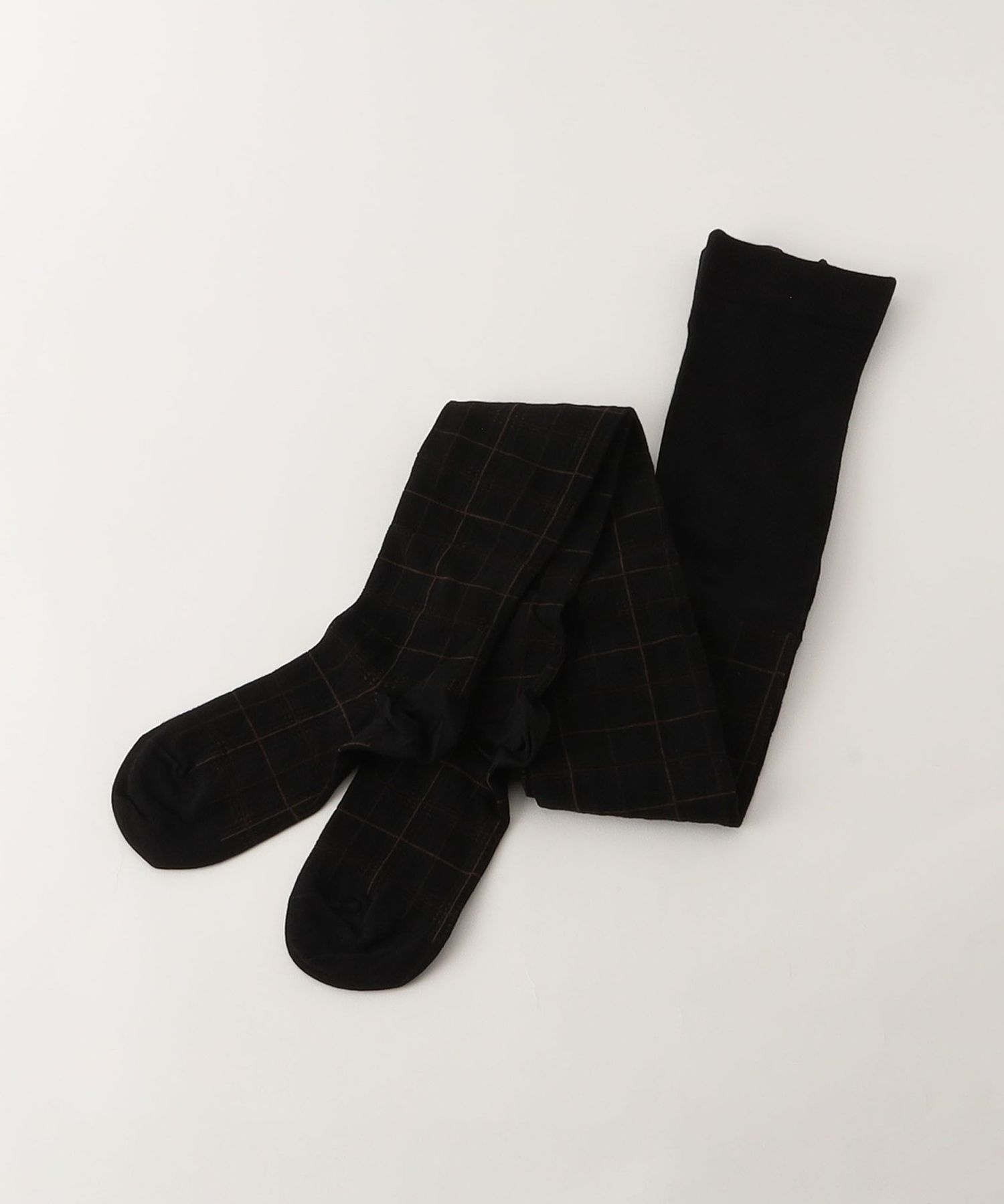 Bleu Foret 蓝foret Check Ctton Tights裤袜 Bleu Foret 蓝foret Check Ctton Tights裤袜