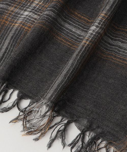 <Faliero Sarti(ファリエロサルティ)> CHECK STOLE ストール