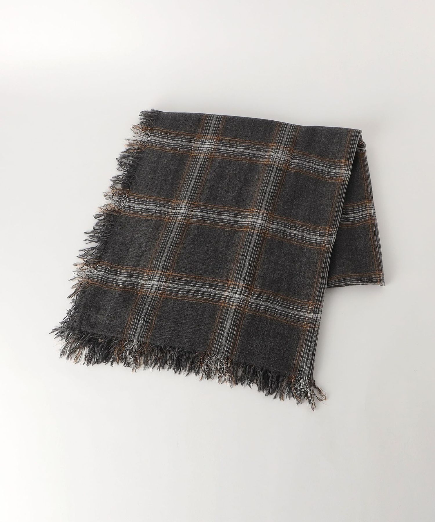 <Faliero Sarti(ファリエロサルティ)> CHECK STOLE ストール