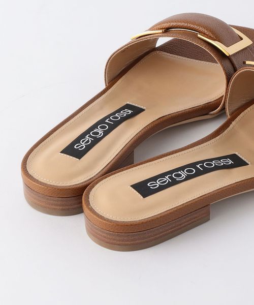 SERGIO ROSSI(セルジオ・ロッシ)> FLAT SANDAL サンダル