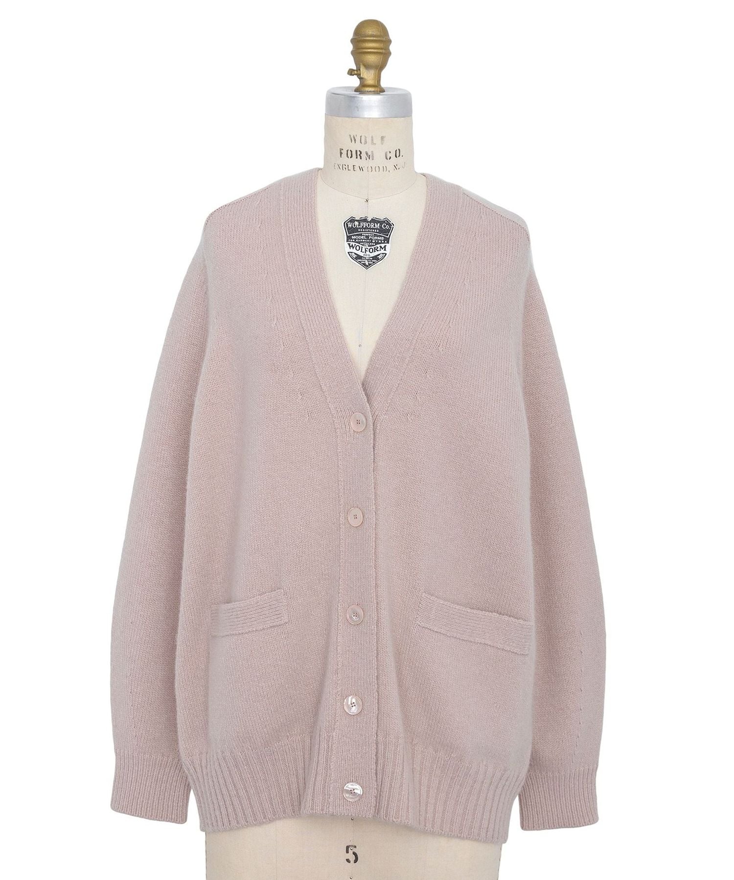 ドゥロワー PRE2 5G 天竺編み ウールカシミヤ カーディガン ニット 2 ドゥロワー PRE2 5G 天竺編み ウールカシミヤ カーディガン ニット 2