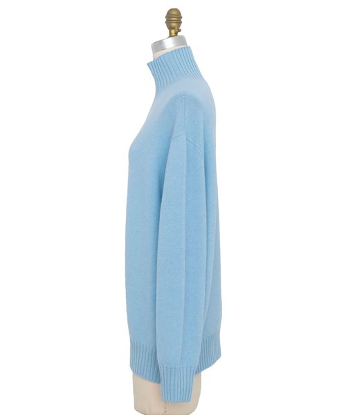 新品 Drawer FALL1 7Gカシミヤ天竺編みタートルネックニット