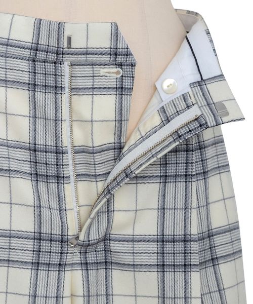 Drawer ドゥロワー ウールタッターソールチェック パンツ Drawer ドゥロワー ウールタッターソールチェック パンツ Drawer