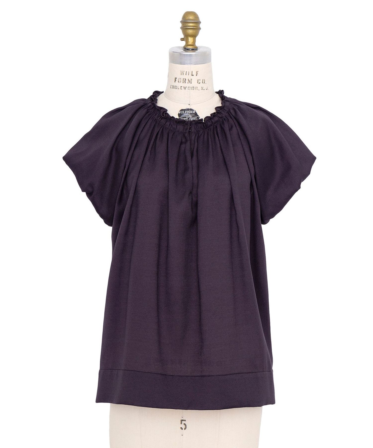 2024年✨ドゥロワー スプリング ギャザーネック ドロスト ブラウス 38