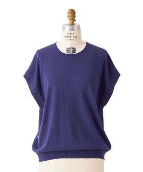 DRAWER/FALL1 16Gバックリボンノースリーブニット/ニット / セーター