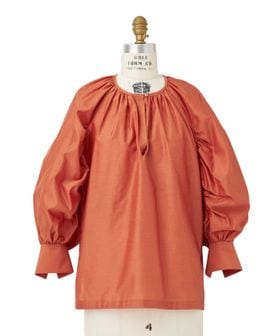 DRAWER/FALL1 ギャザーノーカラーブラウス/シャツ / ブラウス