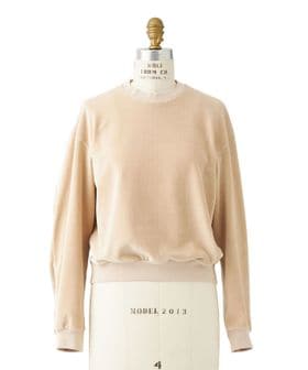 DRAWER/RESORT1 バックジップクルーロングスリーブ/Tシャツ / カットソー