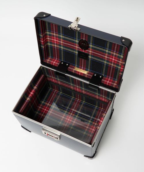 Globe trotter ヴァニティケース　美品 センテナリー キャリーオン 4輪 スーツケース ネイビー