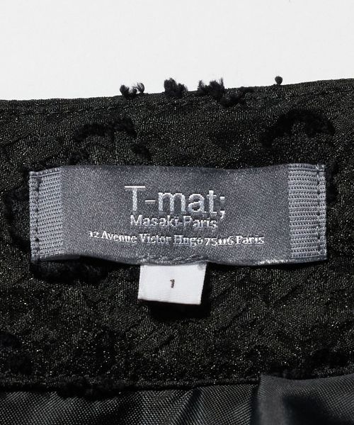極美品　Drawer×T-mat Masaki-Parisスカート T―mat Masaki―Paris x Drawer＞ ジャガードスカート