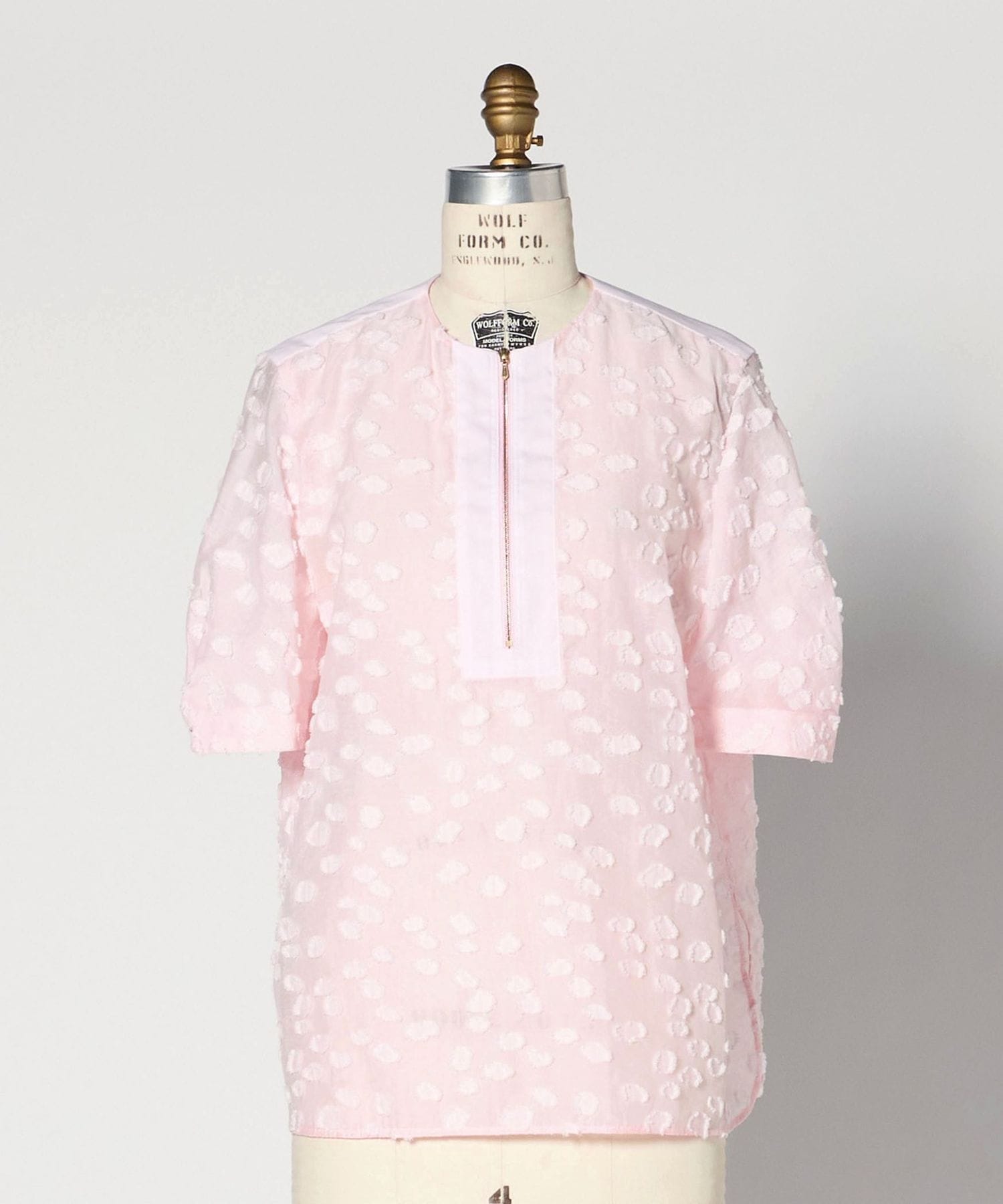 drawer ドロワー ピンクパフスリーブプリーツブラウス 36 drawer ドロワー ピンクパフスリーブプリーツブラウス 36 ピンク