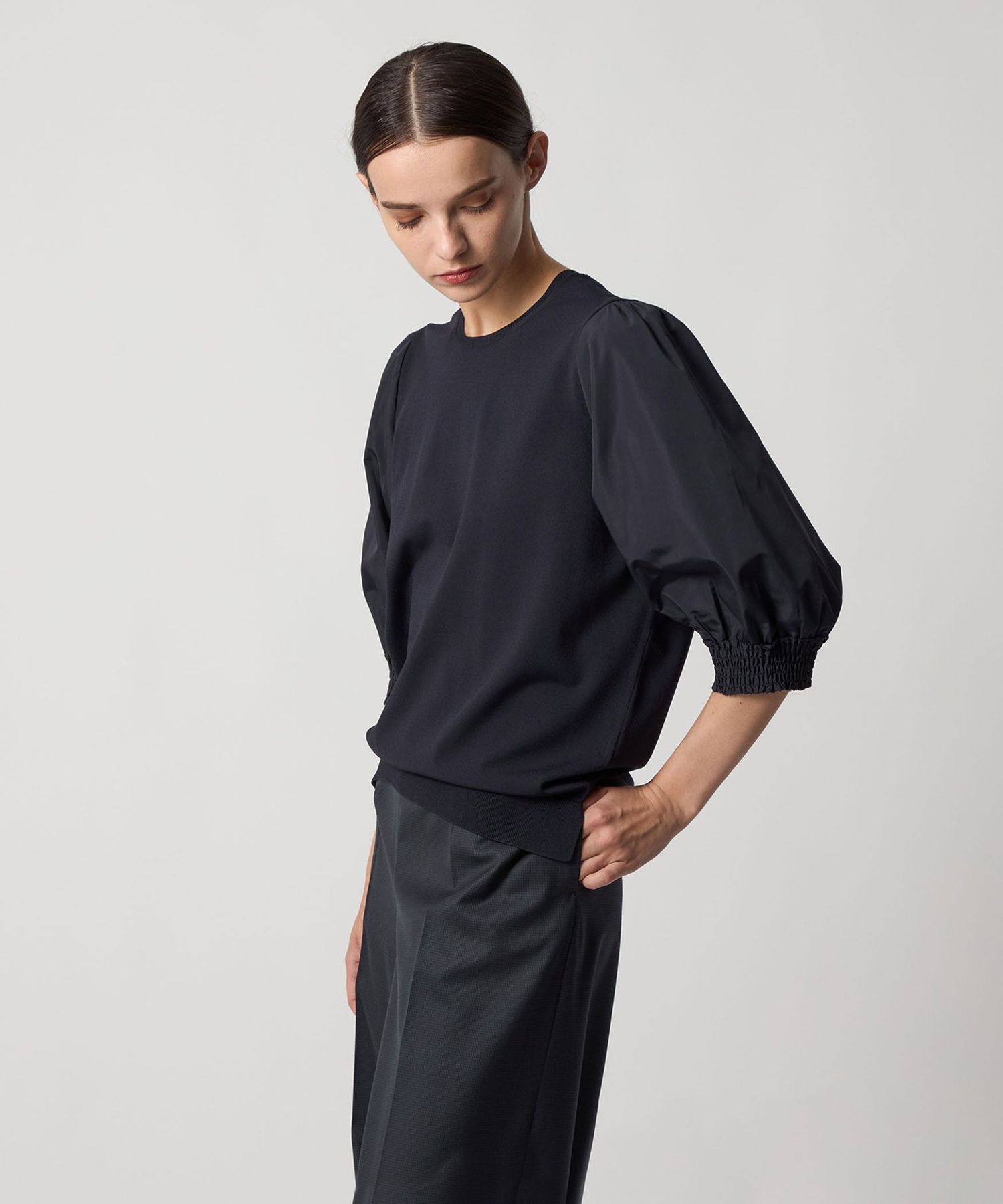 PRE 16Gコンビボリュームスリーブニット