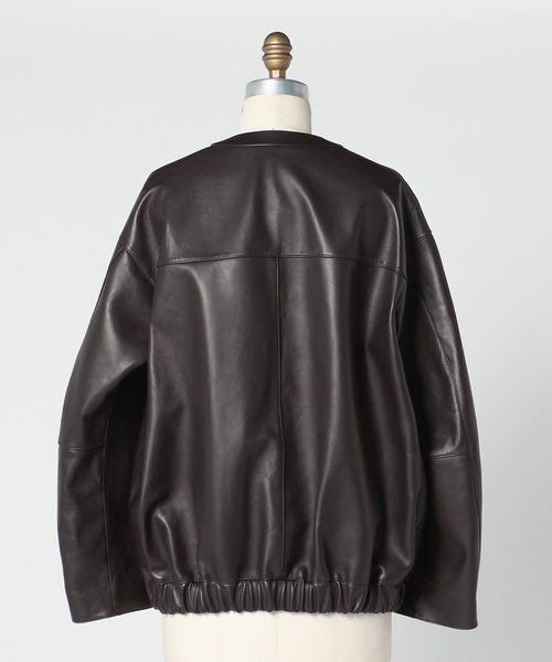 値下げ　ユナイテッドアローズ　レザー ジャケット サイズ38 黒 UNITED ARROWS ブラックレザージャケット38