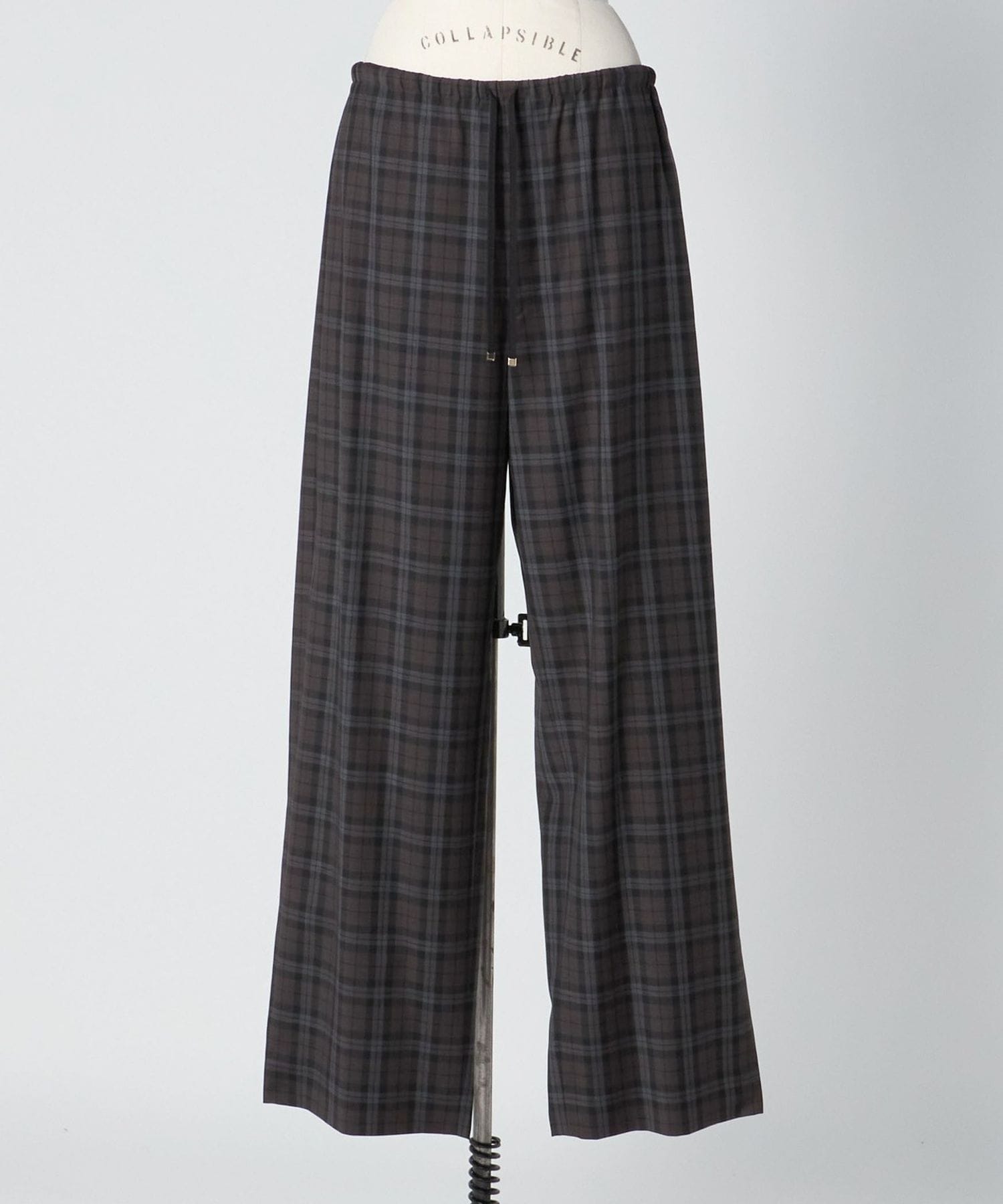 PRE チェックドロストパンツ