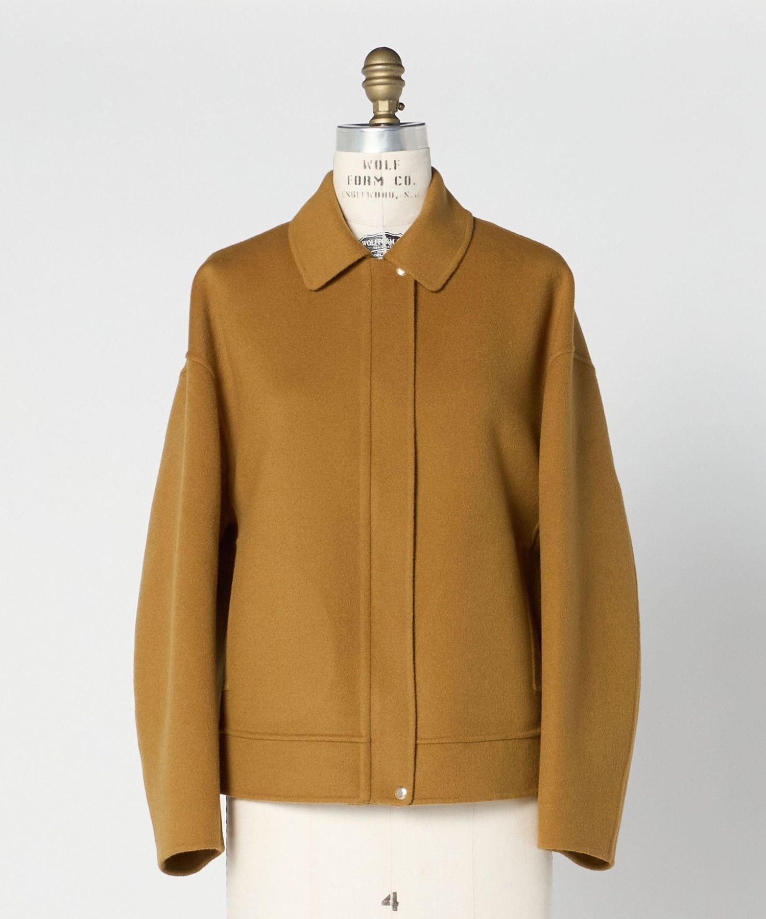 テディベア ジップアップ ノーカラー ジャケット Panno MaxMara テディベア ジップアップ ノーカラー ジャケット Panno