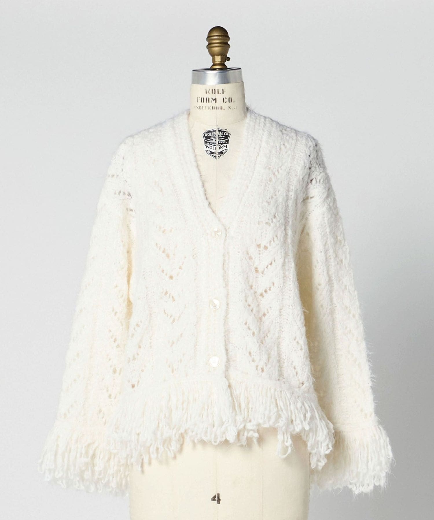 FALL1 5Gシャギーフリンジカーディガン