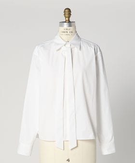 DRAWER/FALL1 コットンブロードリボンシャツ/シャツ / ブラウス