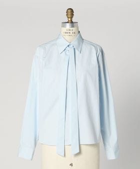 DRAWER/FALL1 コットンブロードリボンシャツ/シャツ / ブラウス