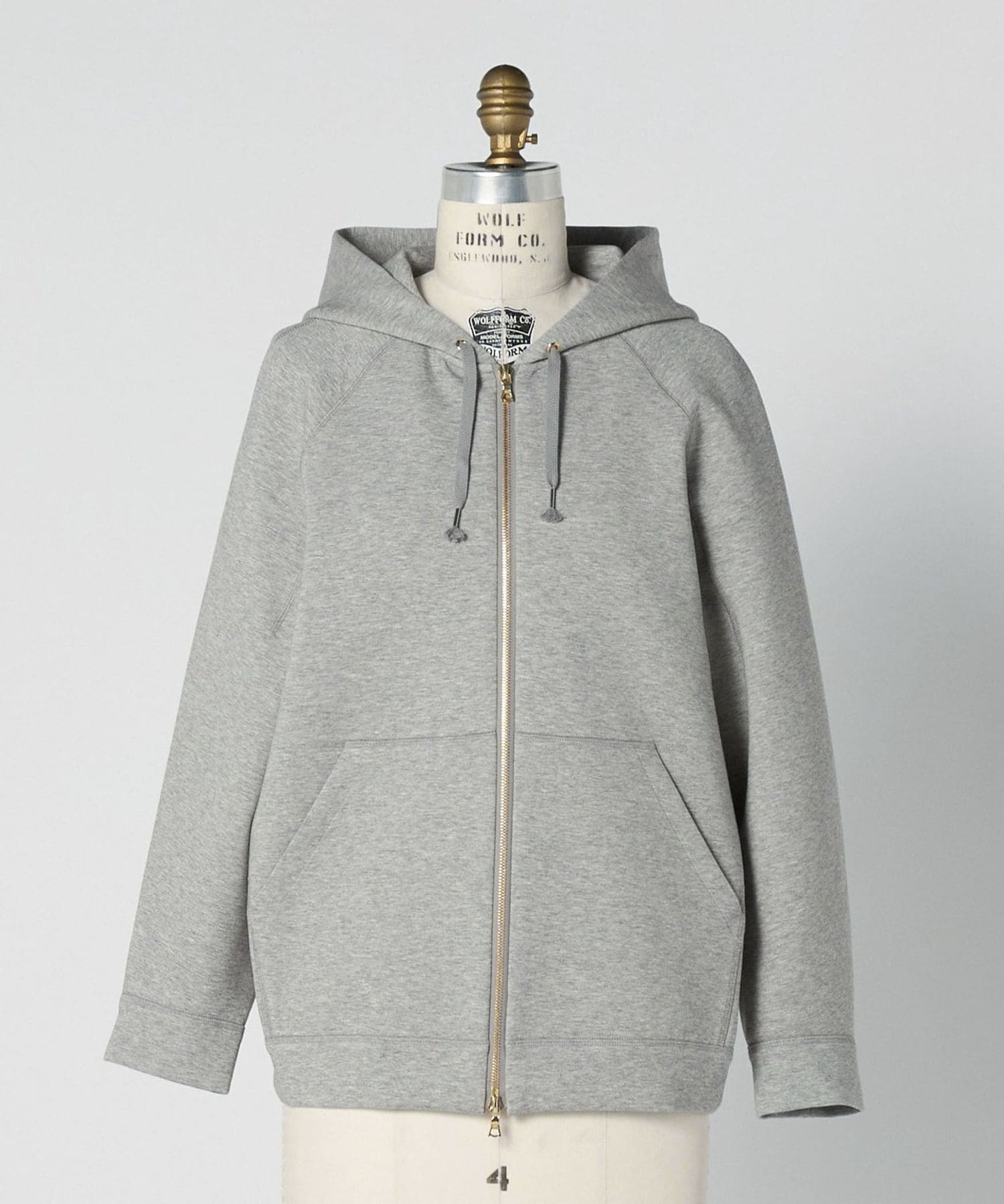 AEWEN MATOPH パーカー UNITED ARROWS 裏起毛 ジップ ユナイテッドアスレ】オープンエンド マグナムウエイト ジップ