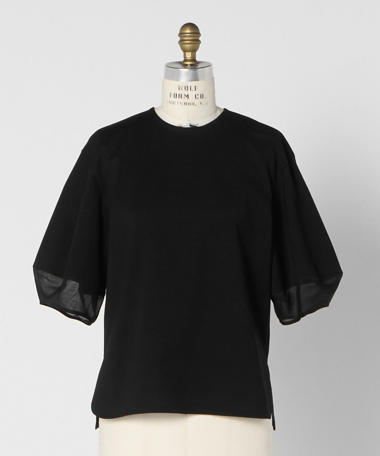 FALL1 コンビノーカラーカットソーブラウス