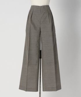 DRAWER/FALL1 ウールモヘヤチェックパンツ/スラックス