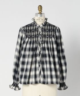 LORETTA CAPONI/＜LORETTA CAPONI＞ CHK MILVIA チェックブラウス/シャツ / ブラウス