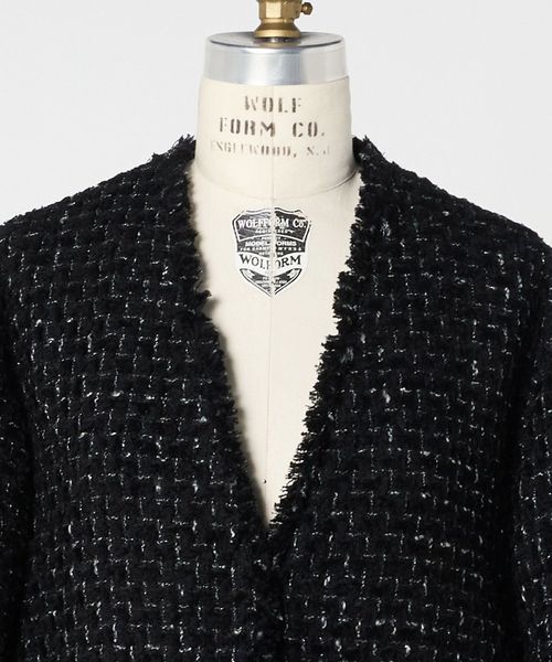 専用　UNITED ARROWS　フリンジツイードセットアップスーツ36 FALL2 フリンジツイードジャケット