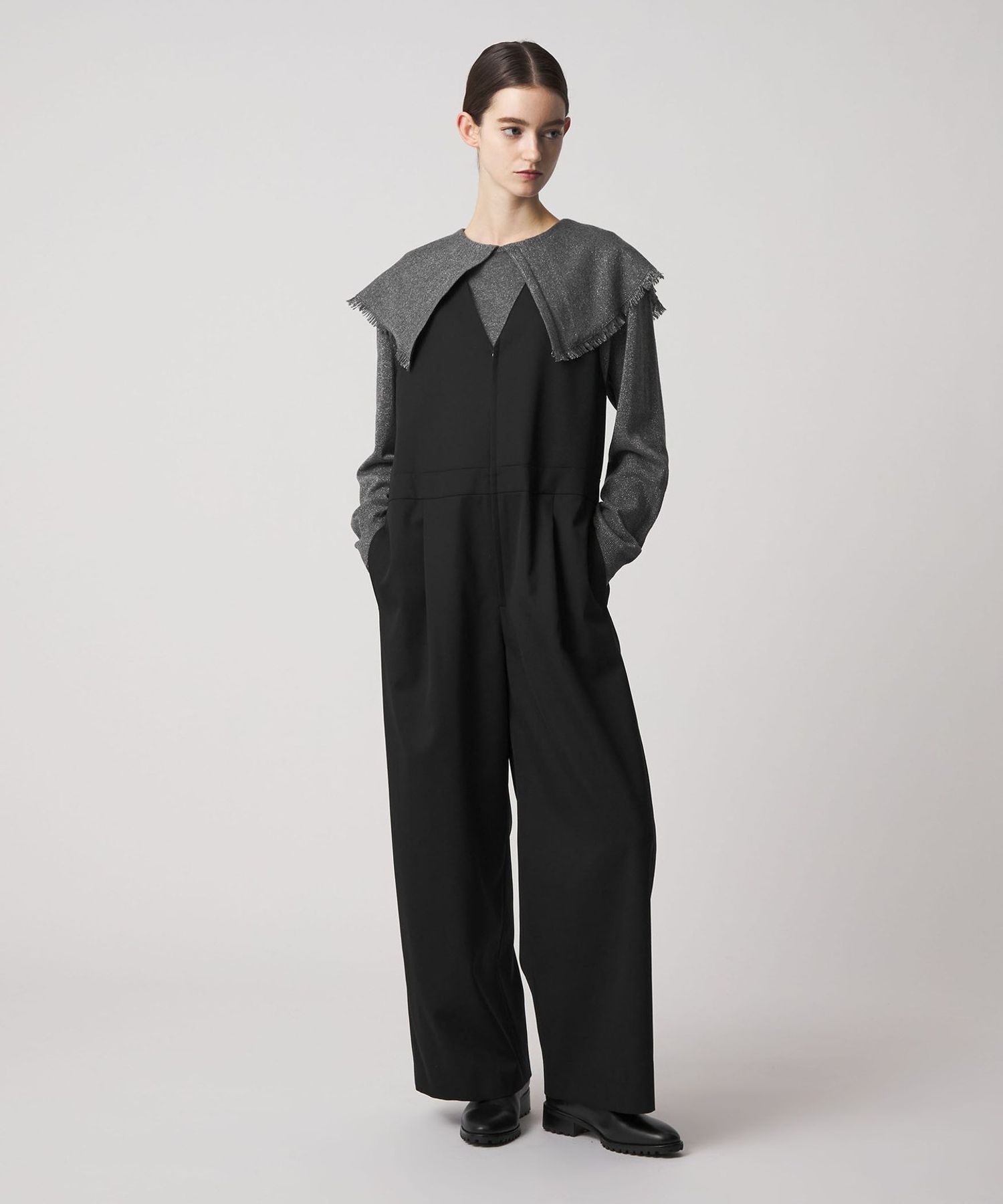 FALL2 ノースリーブジャンプスーツ
