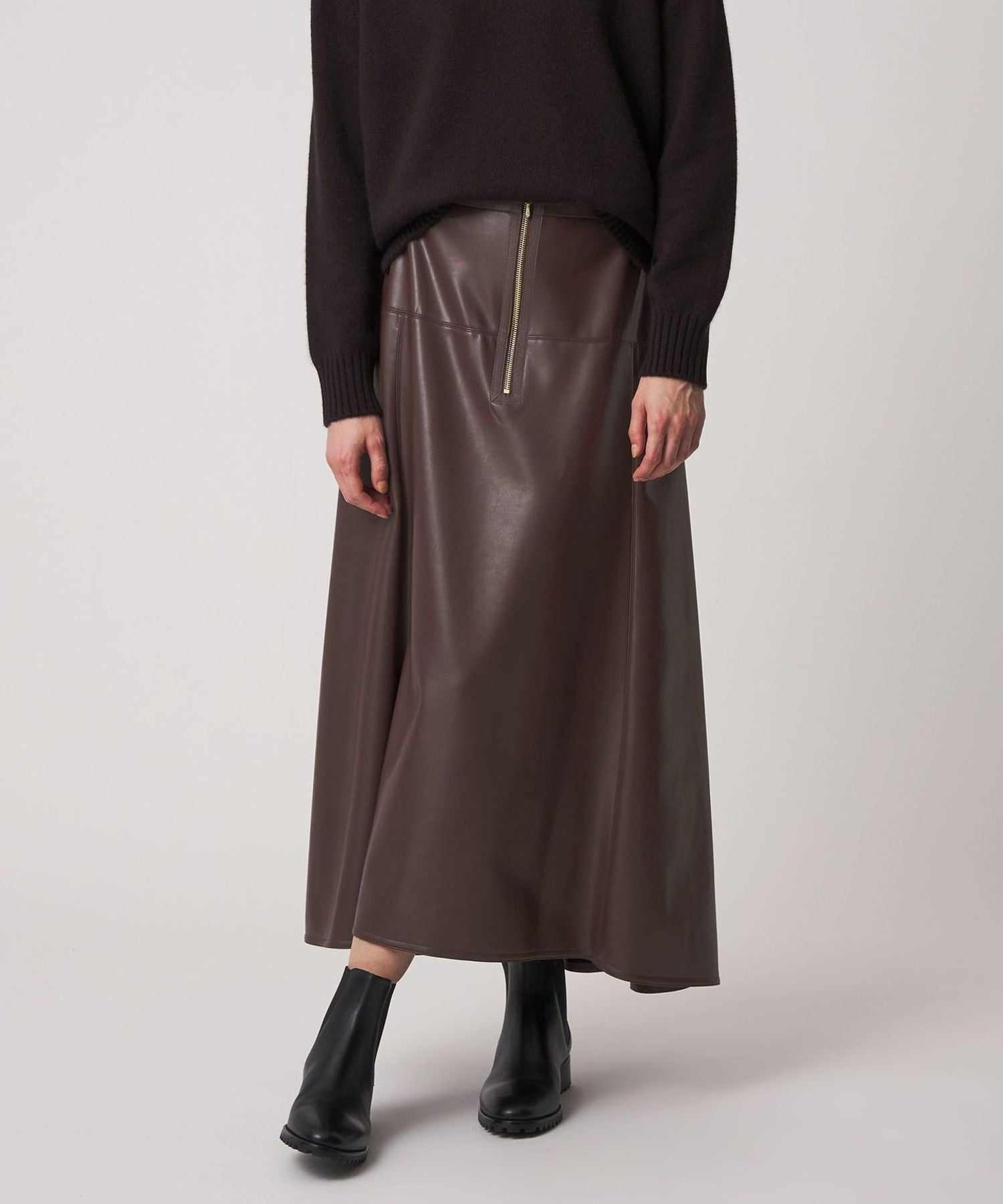 Ｄrawer【新品未使用】Aライン スカート PROPORTION BODY DRESSING スカート 「青島心さん着用」プリー