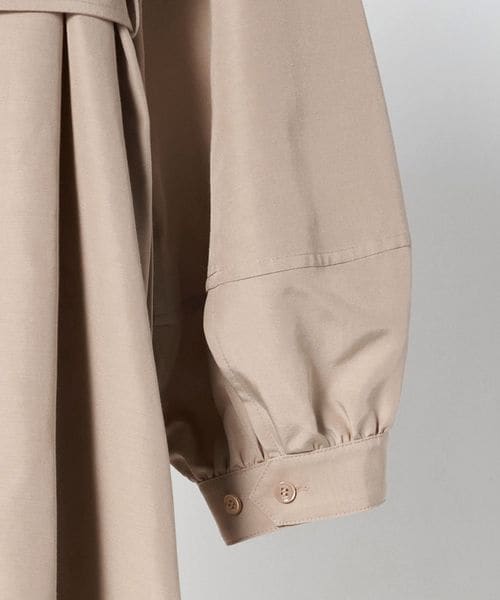 FALL2 コットンシルクシャツワンピース