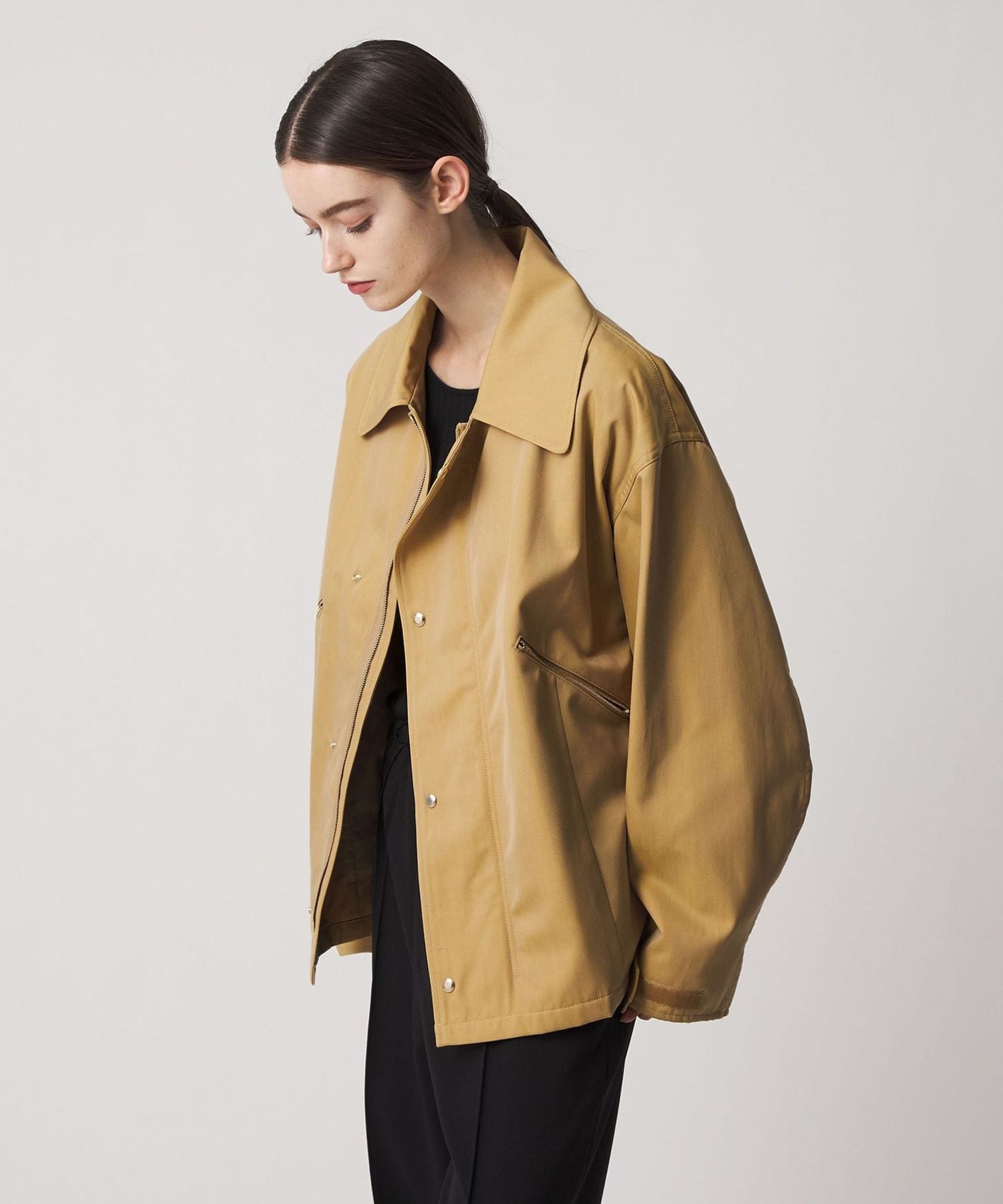 Drawer ジャケット　ドゥロワー コットン ツイル コンパクト　ジャケット ドゥロワー ジャケット Drawer ジャケット ドゥロワー コットン