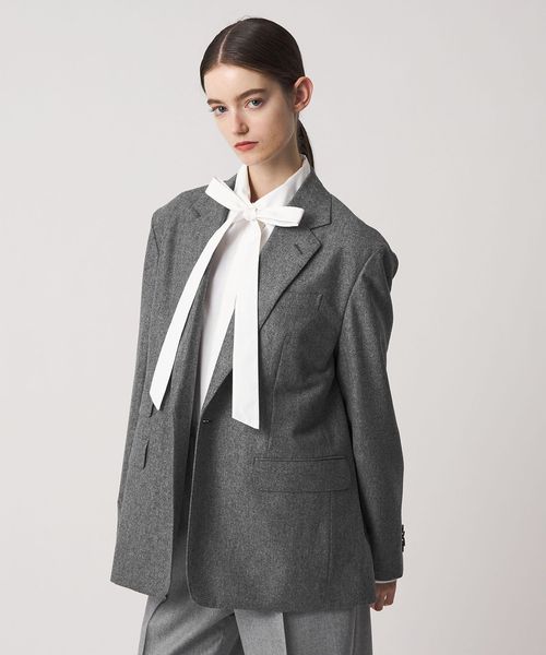 DRAWER/FALL2 フラノ1Bテーラードジャケット/テーラードジャケット